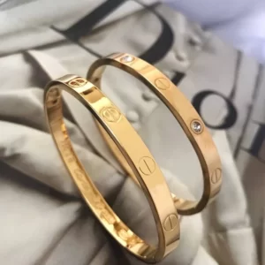 Gold Taşlı Taşsız Çelik Cartier